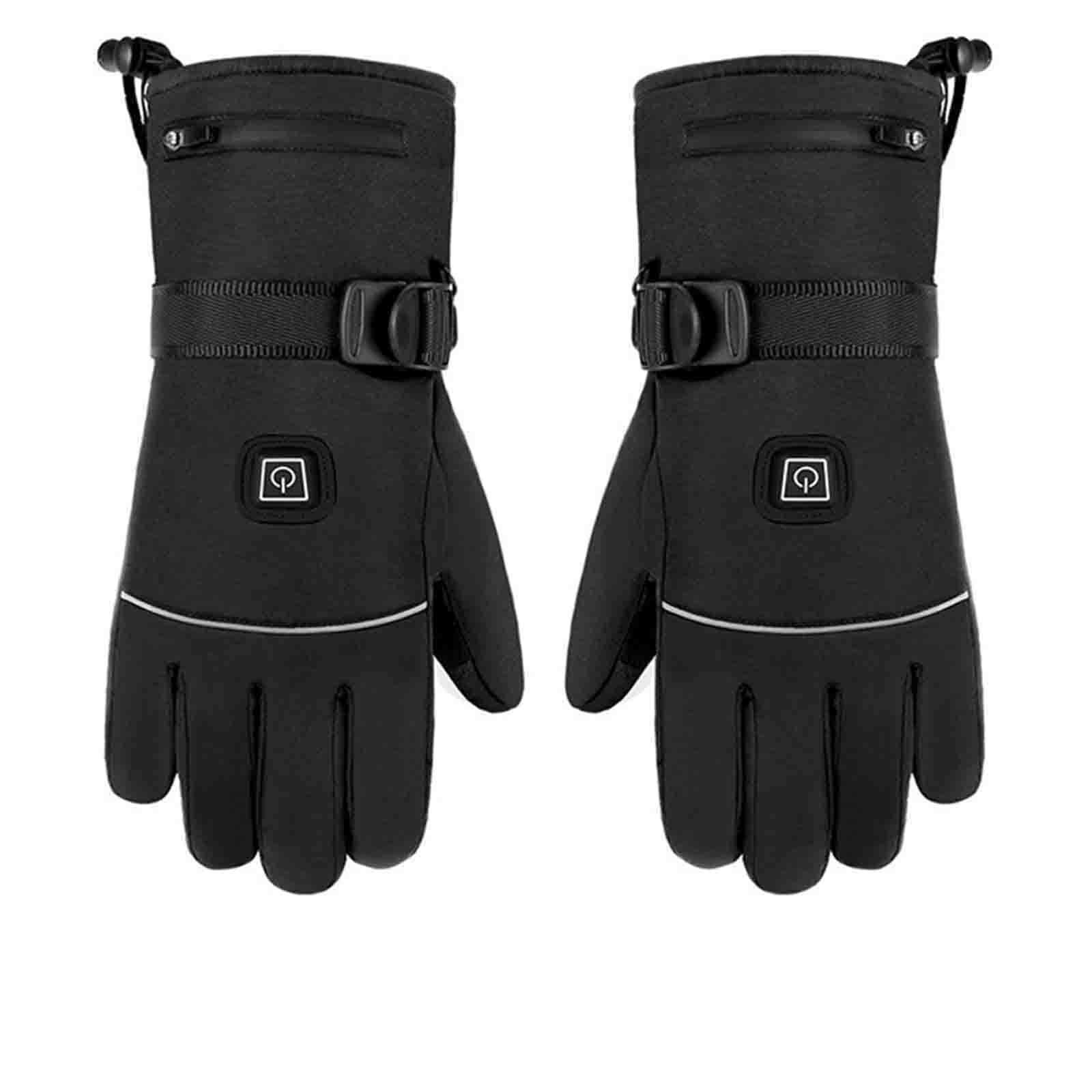 Gants chauffants moto ski cyclisme gants d'hiver électriques extérieur