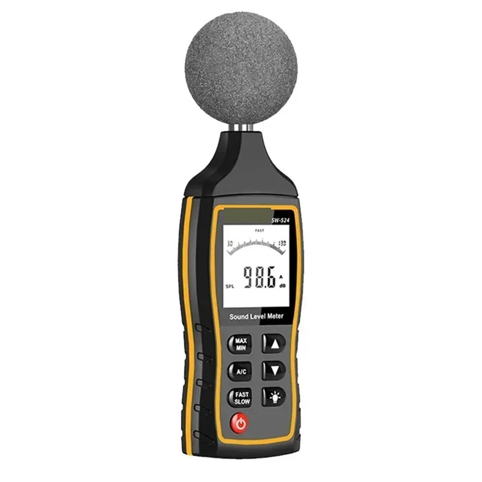 Medidor de ruido, Medidor De Decibelios Nivel Sonido 30 A 130 DB Detector Decibelímetro Digital Ruido