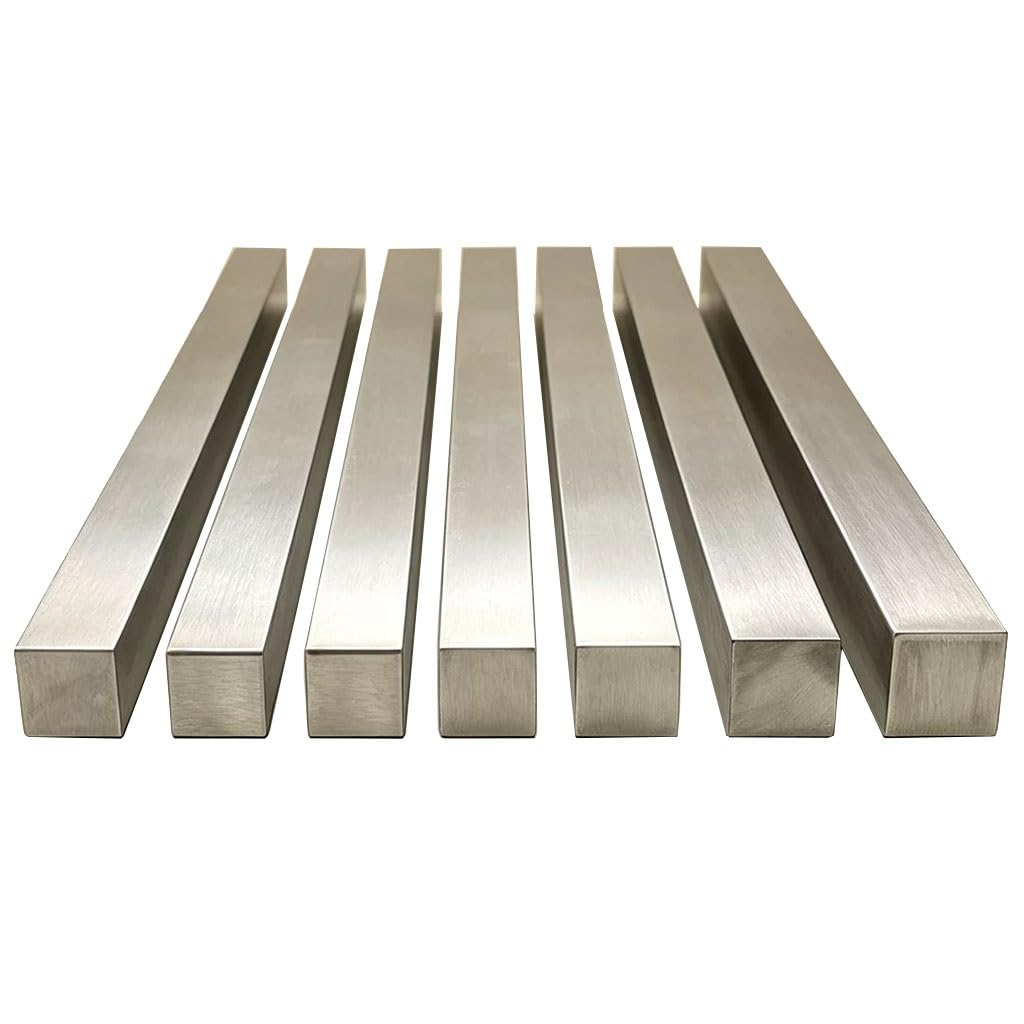 Pręt Kwadratowy Ze Stali Nierdzewnej 304 5 Mm-80 Mm 100-500 Mm Stalowy Wał Liniowy(Length 400mm 1pc,20x20mm)