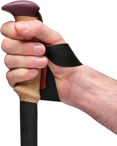 Miniatura 6 de BLACK DIAMOND Bastones de trekking de corcho (par)  Bastones de senderismo de aluminio plegables ligeros  Empuñaduras de corcho natural  Cañas
