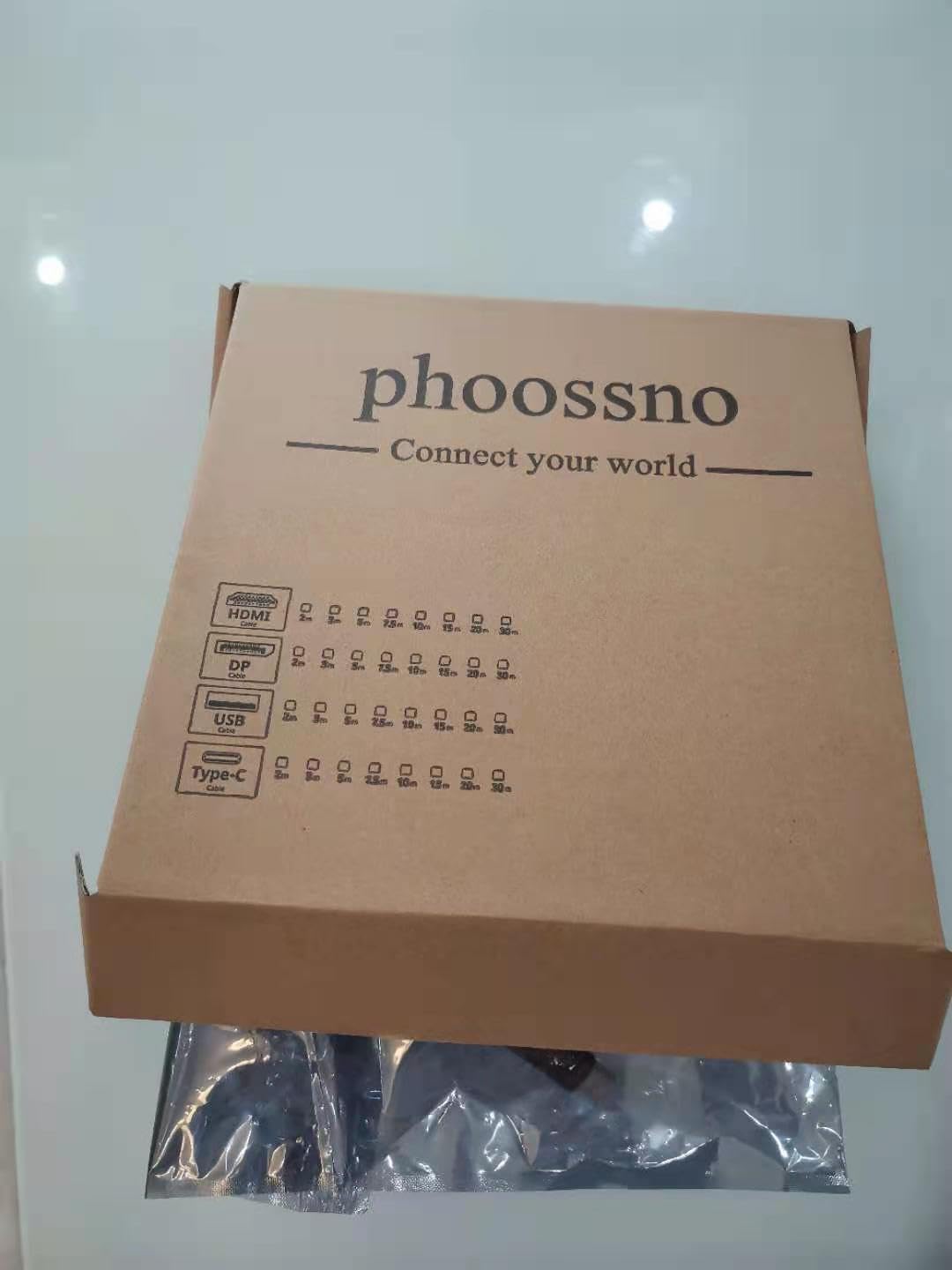 phoossno USB Type C to C Full Features Extension Cable 4K Active Optical USB 10Gbps 33ft Backward USB2.0&USB 1.1,PD60W,Compatible with Camera Printer,Scanner,Game Controller,Meeting & Conference Room