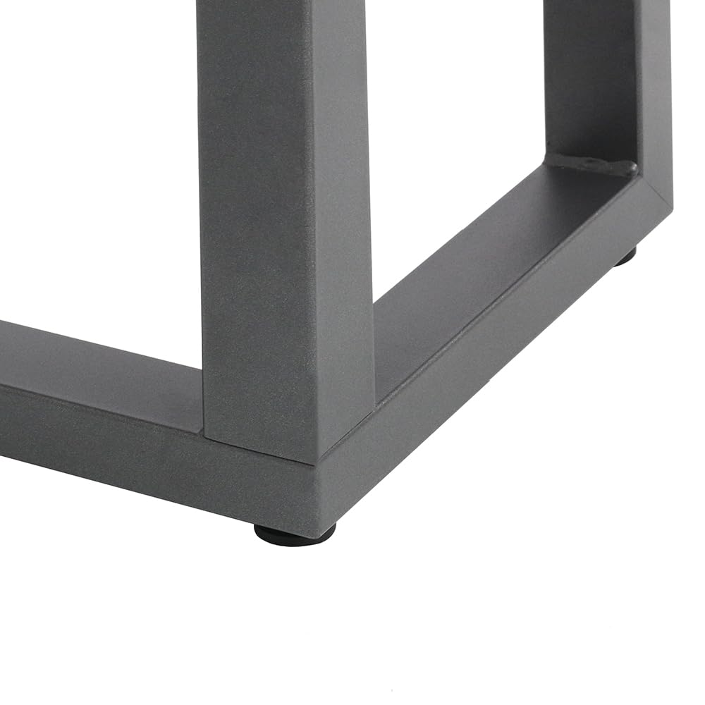Bentatec Eckbankgestell mit Lehne (Anthrazit DB703)