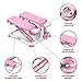 Sunny Health and Fitness Exercise Stepping Machine, Portable Mini Stair Stepper for Home, Desk or Office Workouts (Pink) - P2000