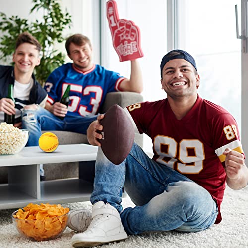 Avesfer Foam Baseballs 12 Pack With Drawstring Bag Soft Baseballs For Kids Youth Teenager Players Safely Training Batting Hitting And Fielding Ball Indoor Outdoor Yellow #TOP6