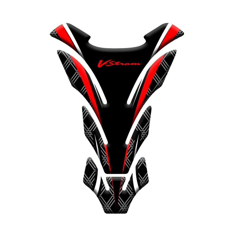 Autocollant Réservoir V-Strom 650 DL650 protection haut de gamme aspect poisson os