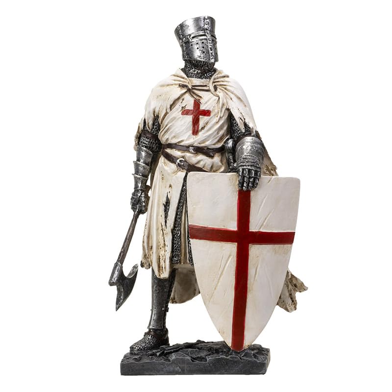 Pacific Giftware Figurines de table Chevalier croisé Hauteur 18,41 cm