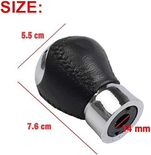 Miniatura 3 de Manual de coche 5 6 velocidades mango de cuero palanca de cambios polaina con funda de maletero para Mazda 6 2002 2004 2005 2006 2007 (juego de 5