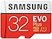 Samsung EVO Plus Micro SDHC 32GB bis zu 95MB/s, Class 10 U1 Speicherkarte (inkl. SD Adapter) [Amazon Frustfreie Verpackung]