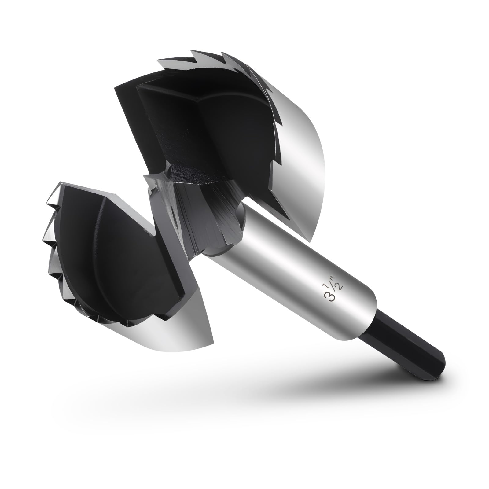 NIBBLAX 3-1/2" Forstner Bit for Wood, 3-1/2 Inch (Dia.) Wood Drill Bit Forstner Bits for Woodworking, Hex Shank