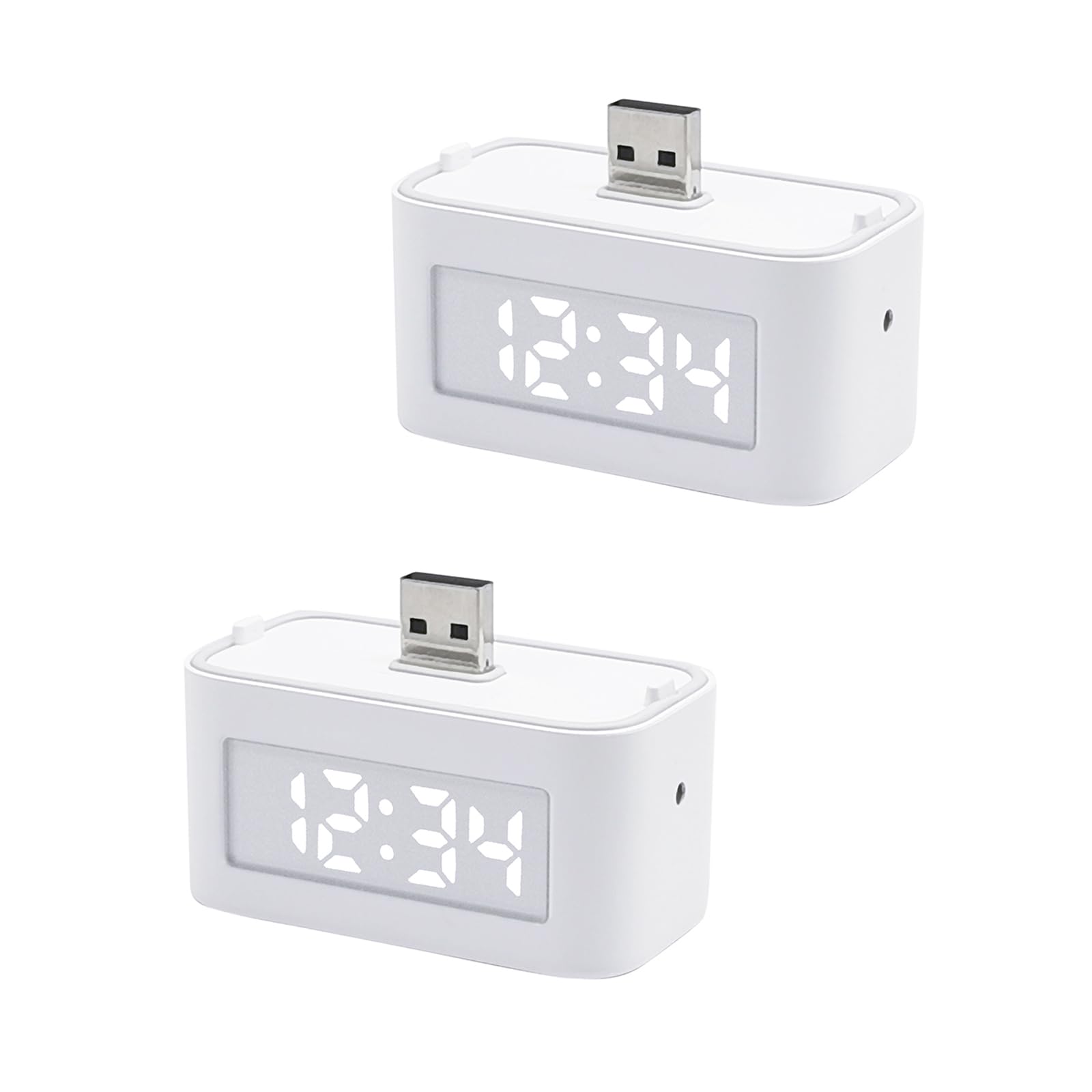 THIRDREALITY THIRDREALITY Smart Clock 2 Pack for Echo Flex, Easy Setup, Create Routines, Timer, No Battery Required
