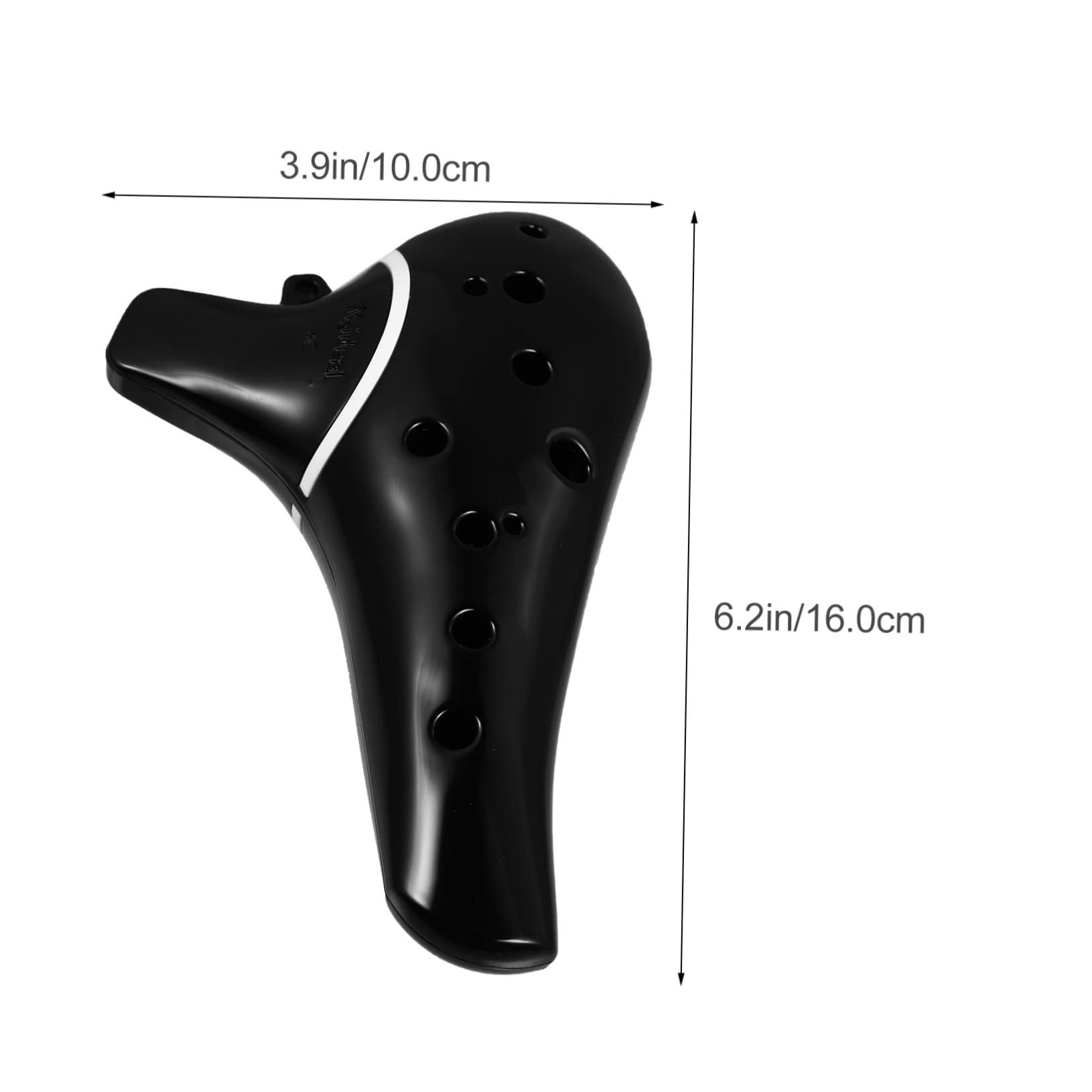 BESPORTBLE 1Pc Handmade Ceramic Alto Ocarina for Beginners Music Instrument Music Lovers Easy to Play with Long Mouth Design Versatile for All Ages