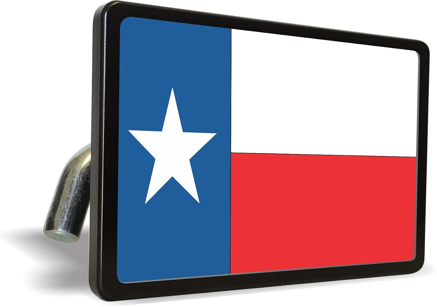 Texas State Flag (Color Design) - Premium Quality Anodized Billet Aluminum Laser Engraved UV Resistant Metal Trailer/Tow Hitch Cover for 2" Receivers, Luxury Product for Truck, SUV or Car