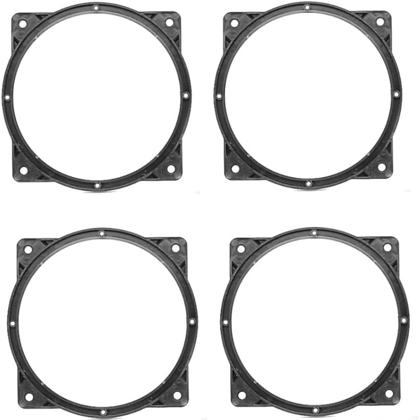 2 Pairs 6.5" 6.75" Inch Car Stereo Door Speaker Install Bracket Mount Trim Plates for Aftermarket Speaker Installation -Made for Some Hyundai + Kia Vehicles -Compatible Vehicles Listed Below