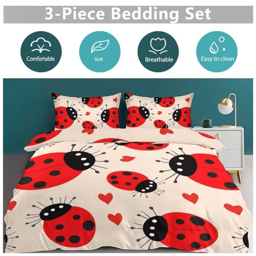 Housse de couette pour grand lit finie la transpiration nocturne parure ultra douce