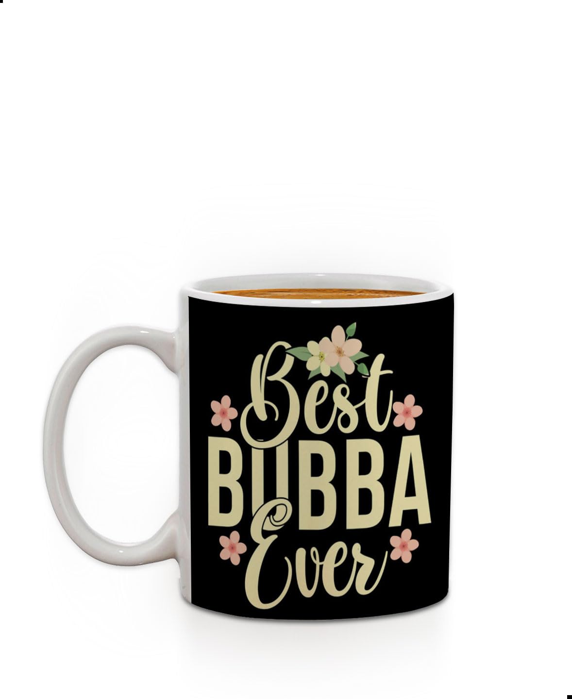 Kesri Gifts Best Bubba Ever Theme Printed Coffee Mug (320 ml)-Mothers Day Gift for Mom,Mother(Mom24-487mg)