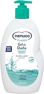 Nenuco Classic Gel de Ducha para Adultos y Niños, Fragancia Original, 650 ml