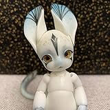 Handmade 1/8 BJD Doll Cute Rabbit Animal Ball Jointed Doll for Birthday Present (Made by Professional Doll Makeup Artist)