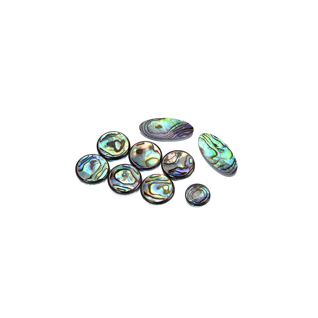 Alnicov High Quanlity Lot de 9 boutons de saxophone soprano soprano alto ténor avec perles de saxophone soprano pour clés Multicolore