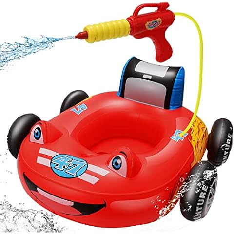 Korigey Car Pool Float with Water Gun Cover