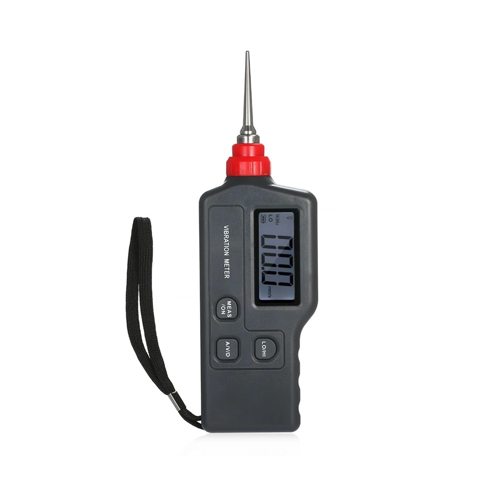 Analizador de vibraciones, Medidor de vibración digital portátil con pantalla LCD Analizador Probador salida CA Aceleración/velocidad