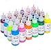 Glitter Glue (Value Pack - 24 Colors) | Washable Glittery Art Glue | Essential Slime Supplies for Slime Making and Arts & Crafts Projects | Non-Toxic & Safe for Kids