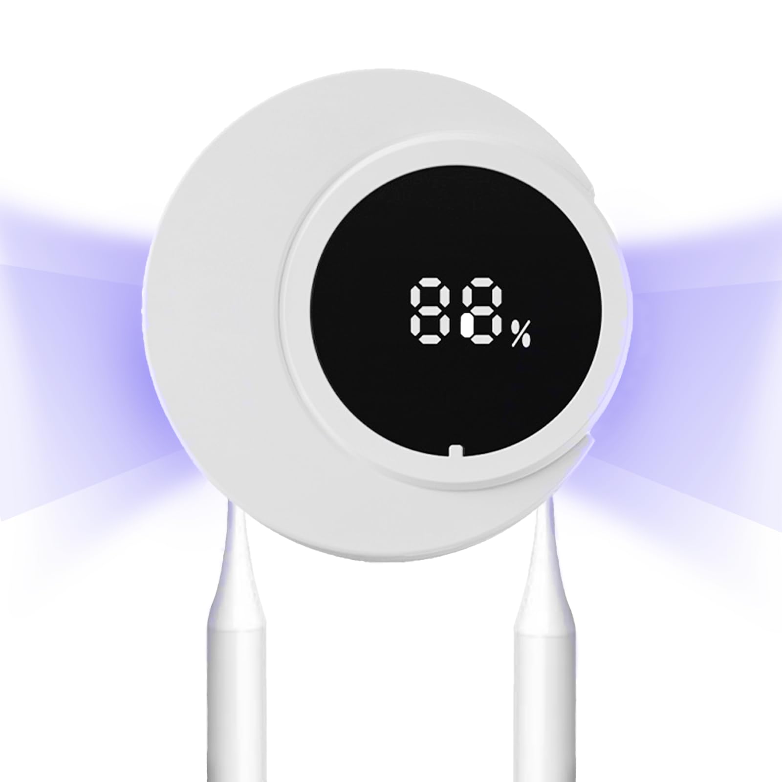 LED Toothbrush Holder – Freshen and Dry with LED Light (White)