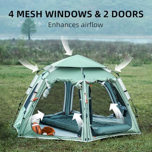 Carpa para camping impermeable para 2 personas miniatura 2