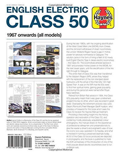 English Electric Class 50: 1967 onwards (all models) (Owners' Workshop Manual)