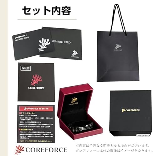 [COREFORCE] コアフォース コアフォースループ SUS ブレスレット 公式ハンディバッグ付き (BLUE（ブルー）, 70cm) 3枚目