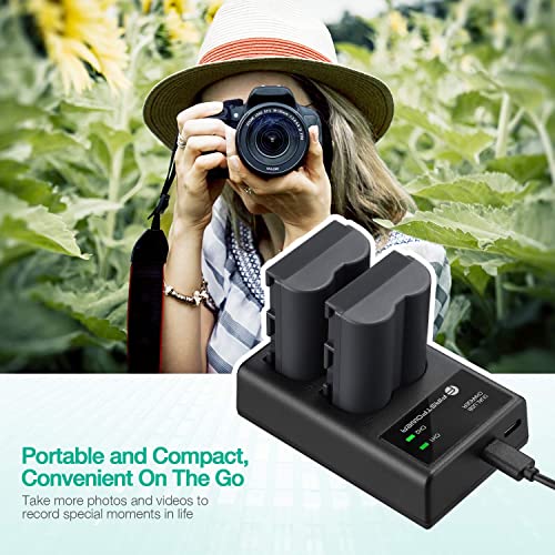 Firstpower Bp-511 Bp-511A Battery 2-Pack 2200Mah And Dual Usb Charger For Canon Eos 5D 10D 20D 20Da 30D 40D 50D 300D D30 D60 And More Camera #TOP5