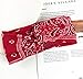 Produktbild JenK Cing Kleid Bowknot Sommer Haarband Damen Hochzeit Braut Vintage Stirnband Frauen Haarschmuck Rockabilly Haarbänder Haar Kopfband Sport Make-up Headband Frühling Party Reisen Bandana(rot)