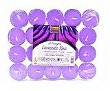 Tiempo de combustión; 4,5 horas +/- Estas velas son velas candelitas perfumadas de Lavanda Spa, contienen 20 velas ligeras de té cada paquete. Total 40 Velas. Este es un producto para adultos, debe mantenerse fuera del alcance de los niños.