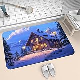 TAPIS DE BAIN MULTI-USAGES: Ce tapis convient à la salle de bain, aux restaurants, à l’évier, à la cuisine, à la buanderie, au salon, à l’entrée, aux hôpitaux, aux maisons de retraite, aux écoles, aux crèches, comme tapis pour chien, sous-main, etc. Il peut également servir de tapis de bureau, etc. Ce tapis de douche est un cadeau idéal pour vos proches à Noël, la fête des Mères, la fête des Pères, la Saint-Valentin et les mariages