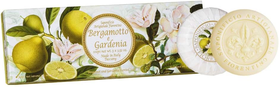 Saponificio Artigianale Fiorentino Sabun 3x100 Gr - Bergamot And Gardenia