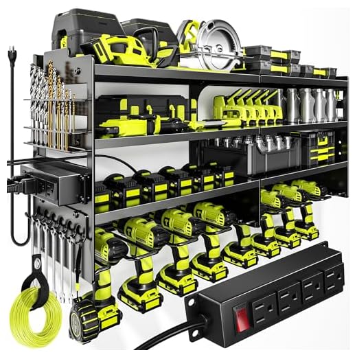 POKIPO Heavy Duty Tool Organizer Rack