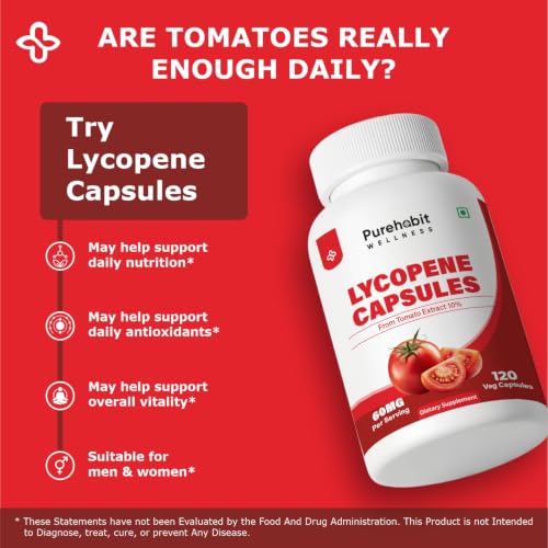 Image of Lycopene 60mg from Tomato Extract, 120 Veg Caps