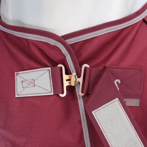 Couverture de pré Bucas Jubilee X-Range Light 0g Ruby de qualité supérieure pour votre cheval - 7