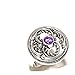 Shivi Anillo a Juego de Cuarzo Amatista púrpura tamaño 7,75 EE. UU. Mejor Alambre Wok Chapado en Plata oxidada joyería Hecha a Mano Arte Toda la Tienda de variedades