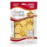 Good 'n' Tasty Triple Flavor Stacks with Peanut Butter, 3.5 Ounces, Bite Sized Snacks for Dogs with Premium Chicken and Real Peanut Butter