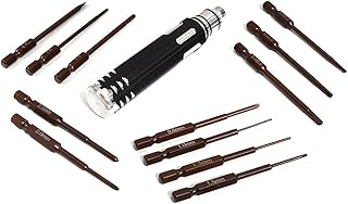Integy RC Model C30264 12 Sizes Mini Tool Set w/ Carrying Case (Allen Hex, Phillips, Flat & Torque)
