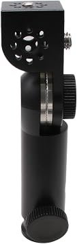 Tripod Mount Adapter and 3/8" 1/4" Bracket Block Cube 180 Swivel Rotation for Camera Video Monitor, Lens Motor, Microphone, Teradek Wireless System, Black