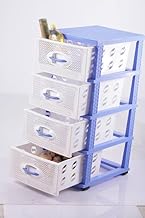 شانون أصالة بـ4 أدراج برسومات مختلفة من الوطنية ناشيونال - لون أزرق