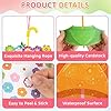 PAIVSUN 24Pcs Spring Crafts Kits Make You Own Umbrella Paper Ornament DIY Arts and Crafts for Spring Summer April Activity Party Decoration Supplies #2