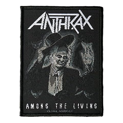 Unbekannt Anthrax Aufnäher - Among The Living - Anthrax Patch - Gewebt & Lizenziert !! Cover
