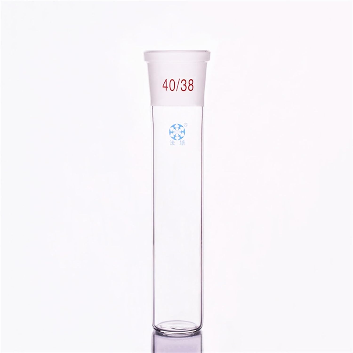 Lab Supplies Test Tube with Ground Mouth 40/38,O.D. 40mm,L. 210mm,COD Heating Tube with Grinded Joint,Glass Flat Bottom Test Tube