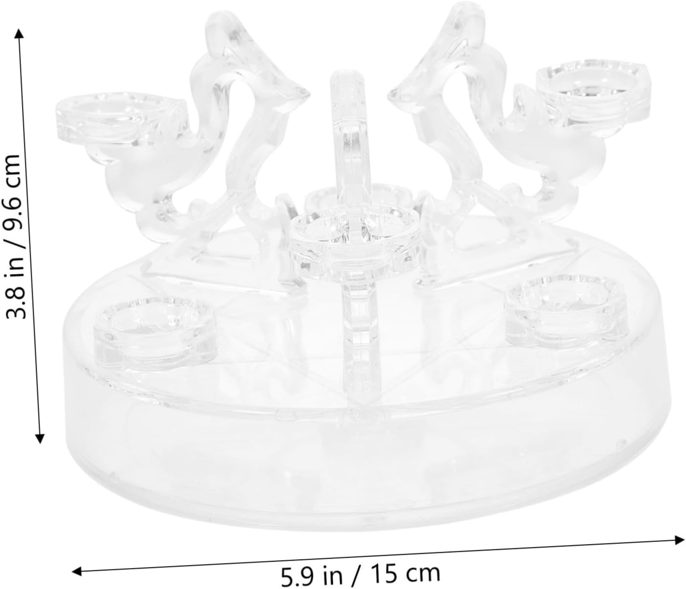 Acrylic Crystal Sphere Display Stand Seven Ball Array Holder for Decorative Crystal Balls Storage Base for Home Decor