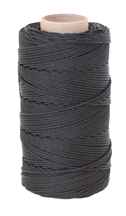 #12 X 430 Forever Black Tarred Twisted Nylon Twine 1/4 lb