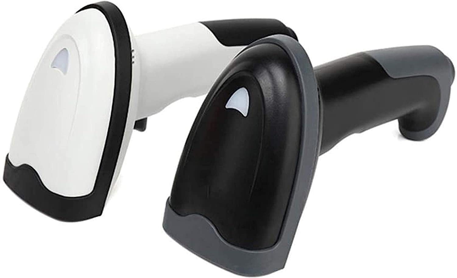 Ręczny skaner kodów kreskowych Skaner kodów kreskowych Czujnik automatyczny Wodoodporny skaner Bezprzewodowy ręczny skaner kodów kreskowych (Color : Bianco, Size : One Size)