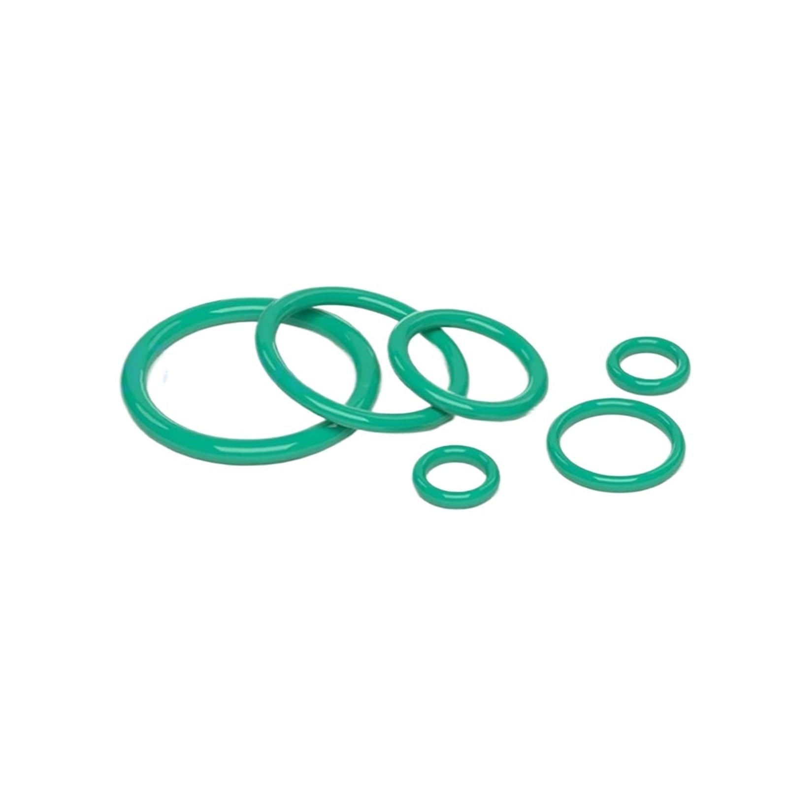 Junta tórica de caucho de flúor verde, 1,5 mm de diámetro exterior, 4 mm ~ 160 mm, juntas tóricas, junta de sellado, arandela, resistente al aceite(OD 16mm (100Pcs))