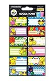 Ein Bogen hat die Maße von ca. 10 x 15cm Book Sticker - Namensschilder - 1 Bogen - 12 Aufkleber